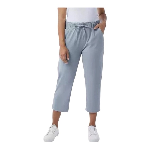 32 Degrees Pants - 32 Degrees Women Nylon Lux Capri Pants COLOR: CHAMBRAY (blue) Size: Small